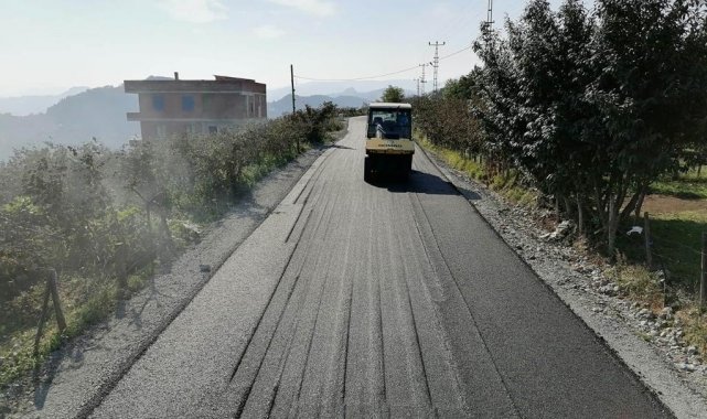 Ordu'da asfalt rekoru: 30 ayda 1500 km asfalt ve beton yol