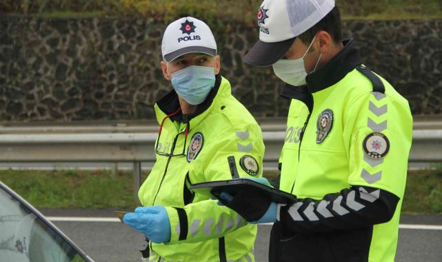 Ordu'da bir haftada 7 bin 300 araç denetlendi