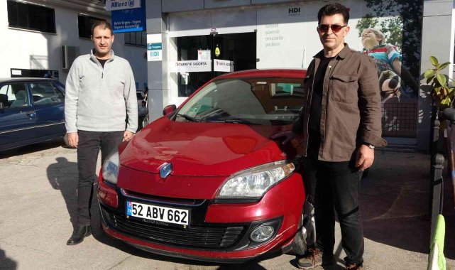 Ordu&#039;da çocuklar tarafından çalınan otomobil, galeriye getirildi