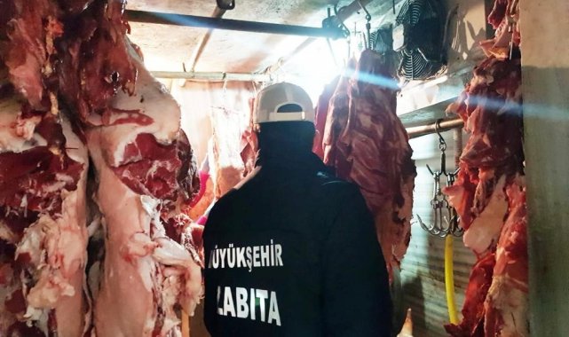 Ordu'da usulsüz 1 ton ete el konuldu