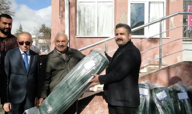 Organik tarım yapan üreticilere file desteği