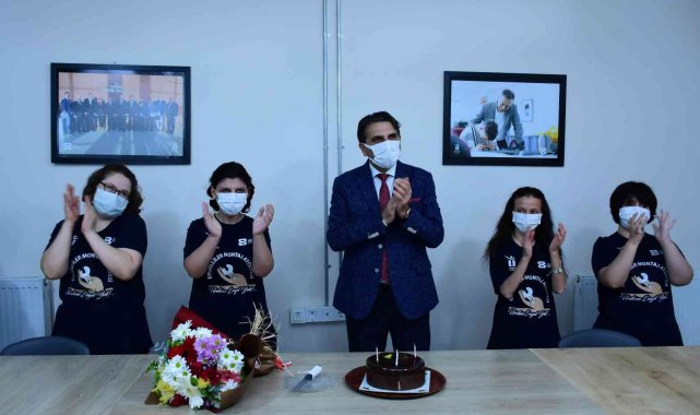 OSB Başkan Vekili Saraç, Engelliler Montaj Atölyesi'ni ziyaret etti