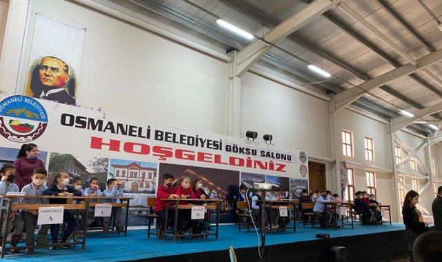 Osmaneli'nde ilkokullar arası bilgi yarışması yapıldı