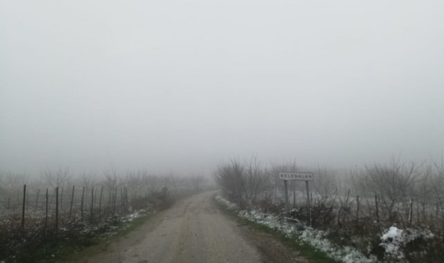 Osmaneli'nin yüksek kesimlerinde kar yağışı etkisini gösterdi