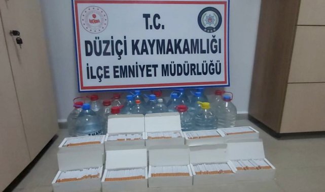 Osmaniye'de 91 litre kaçak alkol ele geçirildi