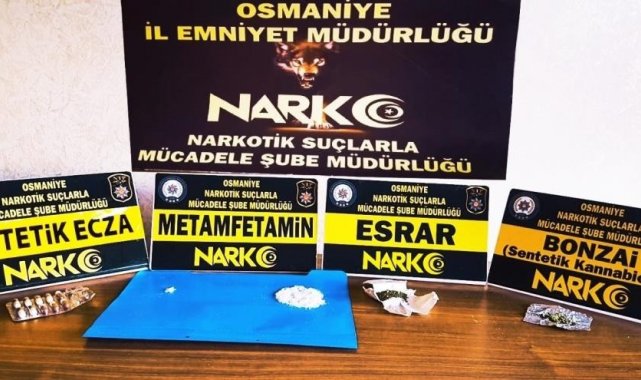 Osmaniye'de uyuşturucu operasyonuna 4 tutuklama