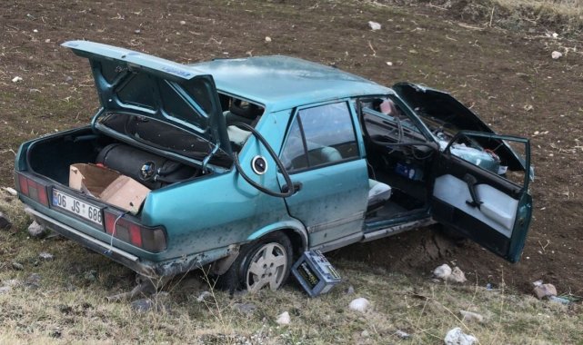 Otomobil şarampole uçtu: 1 yaralı