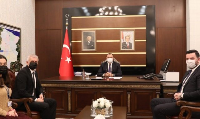 Özel Adatıp Hastanesi'nden Vali Kaldırım'a ziyaret