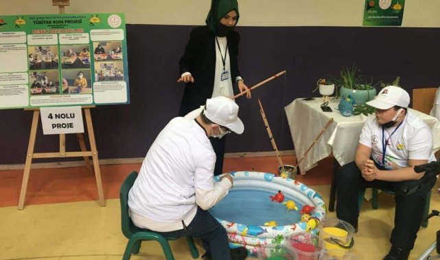 Özel çocuklardan özel bilim fuarı