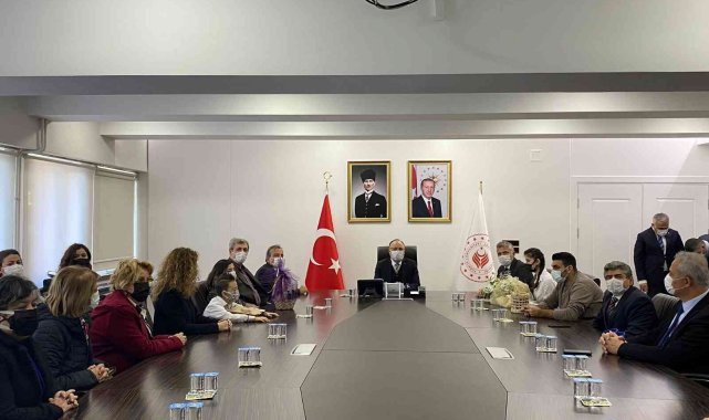 Özel eğitim öğrencileri Vali Tutulmaz'ı ziyaret etti