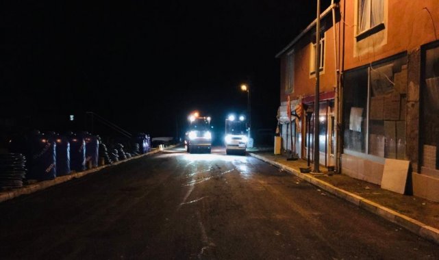 Özel idareden gece mesaisi