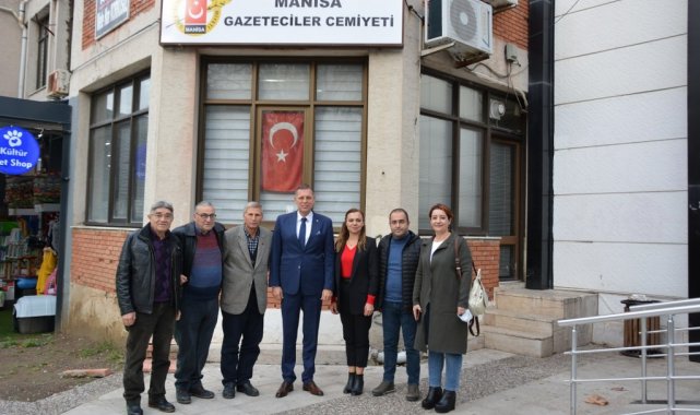 Özkasap&#039;tan Manisa Gazeteciler Cemiyetine &#039;Hayırlı olsun&#039; ziyareti