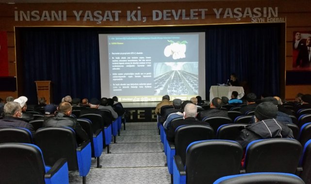 Pazaryeri'nde çiftçiler bilgilendirildi