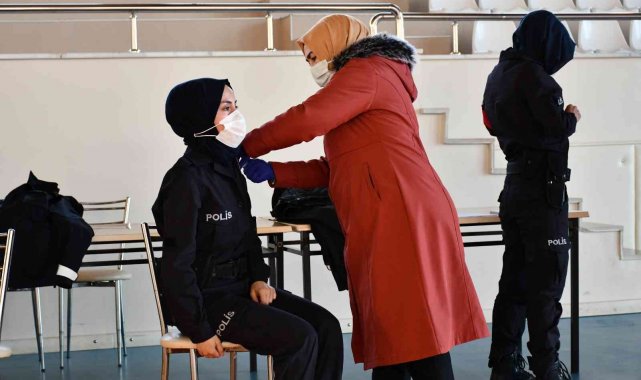 Polis adaylarına Covid-19 aşısı uygulandı