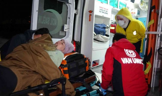 Polis helikopteri hamile kadın için havalandı