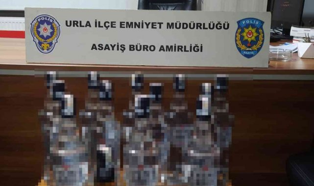 Polisin bandrol dikkati: Sahte içkileri bilindik markaların şişesiyle piyasaya sürecekti