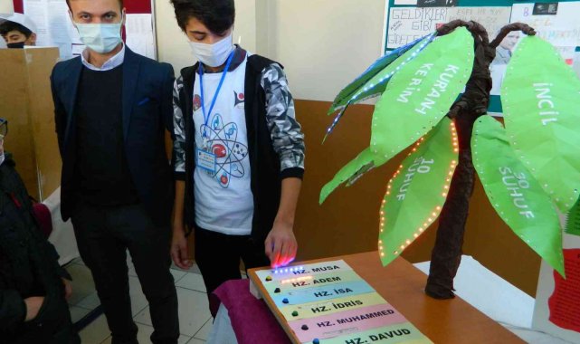 Posof Aşık Sabit Müdami Anadolu İmam Hatip Lisesi'nde bilim fuarı açıldı