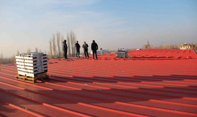 Proje kapsamında kurulan 'Güneş Enerji Sistemi' kontrol edildi