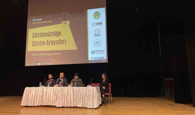 "10 Aralık Dünya İnsan Hakları Günü" kapsamında panel düzenlendi