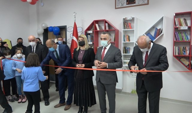 "Kütüphanesiz Okul Kalmasın Projesi" kapsamında Kırklareli'nde 93 okulda kütüphane açıldı