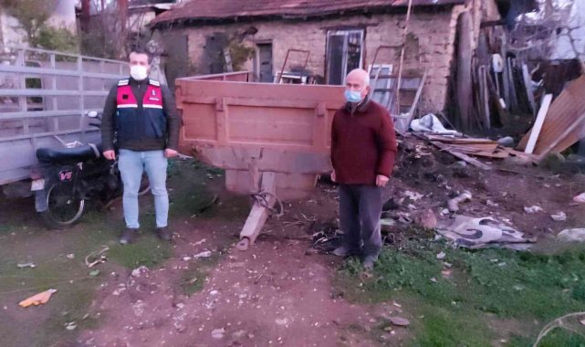 Römork ve sera sobası hırsızı yakalandı