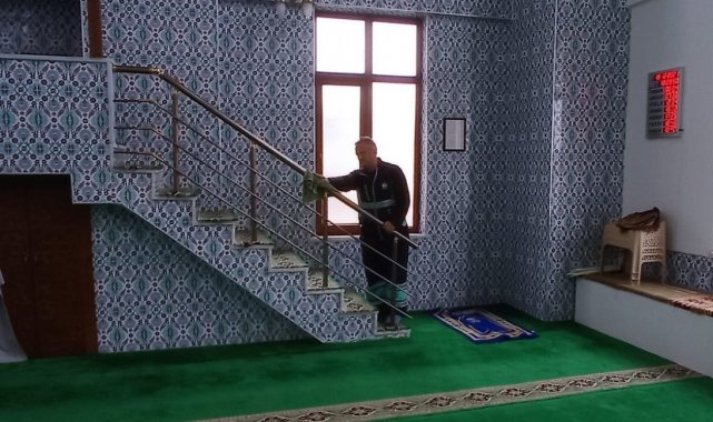 Şahinbey&#039;de camilere kış temizliği