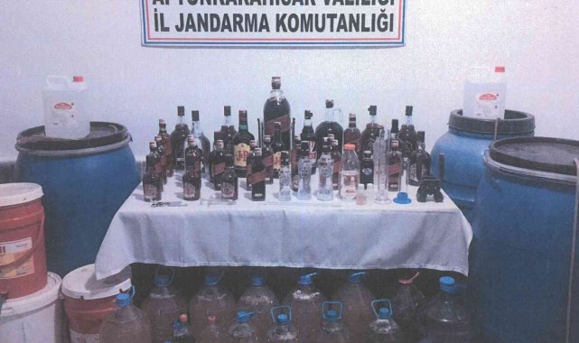 Sahte alkol operasyonunda 1 kişi gözaltına alındı