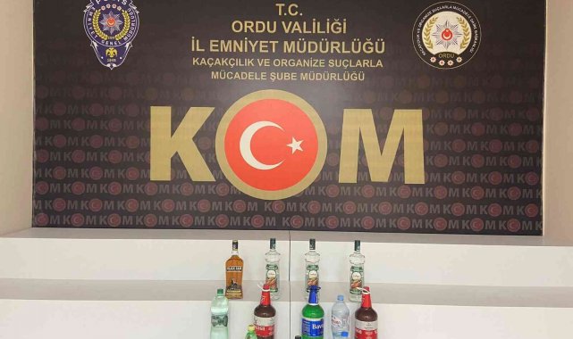 Sahte alkolden 4 kişinin hayatını kaybettiği Ordu&#039;da sahte alkol operasyonu