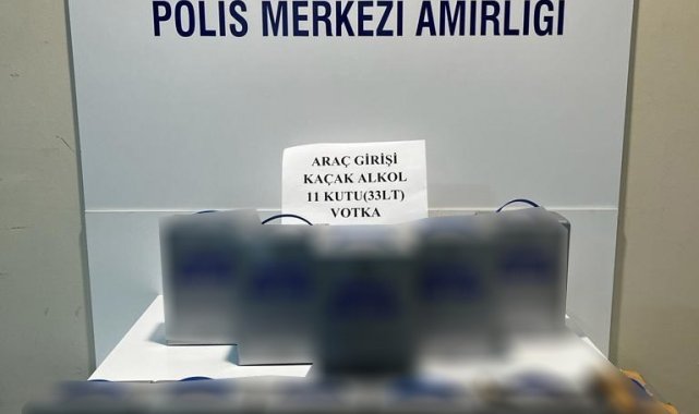 Sahte alkolü İzmir'e götürecekti, yakalandı