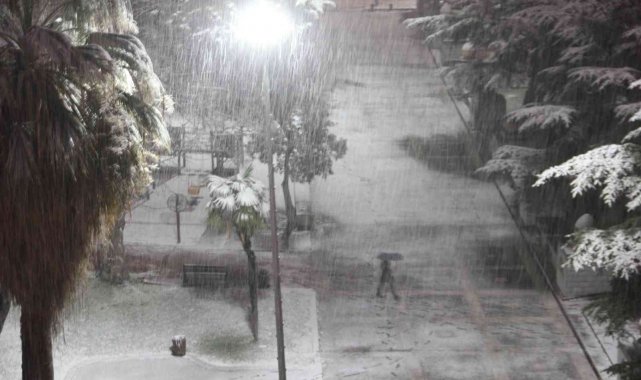 Samsun yoğun kar yağışı