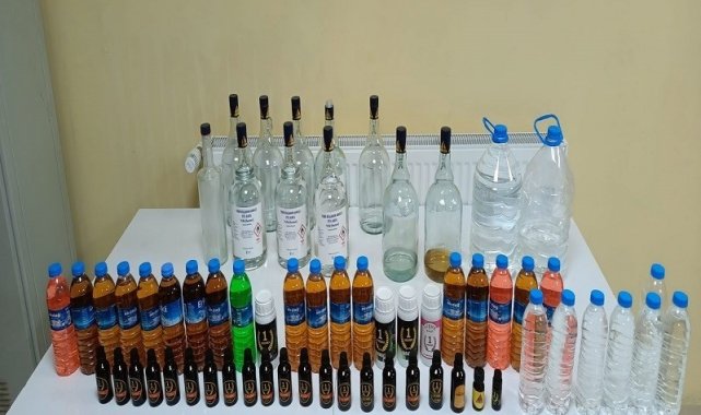 Samsun'da sahte alkol operasyonu: 1 gözaltı