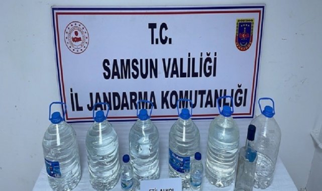 Samsun'da sahte içki operasyonları: 5 gözaltı