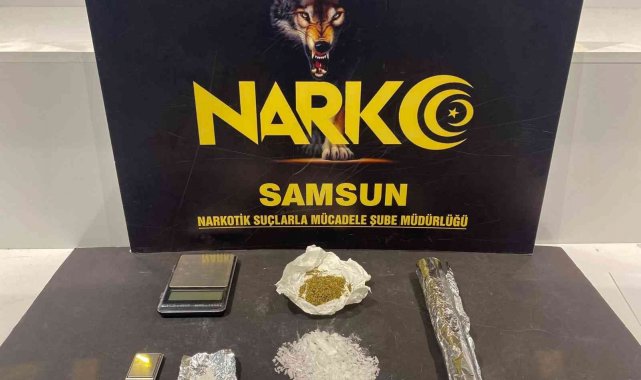 Samsun'da uyuşturucu ticaretine 1 gözaltı