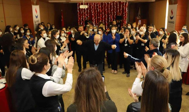 SANKO Üniversitesi Hastanesinde yeni yıl etkinliği