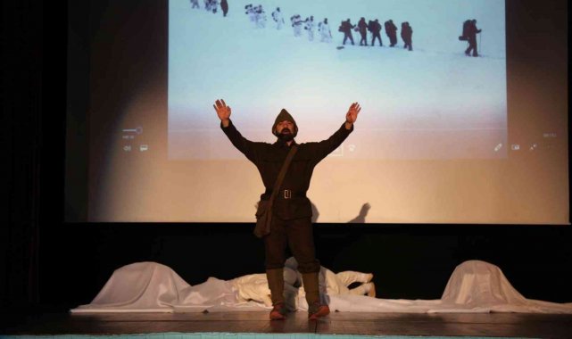 Sarıkamış şehitlerinin büyük mücadelesi Gölcük'te anlatıldı