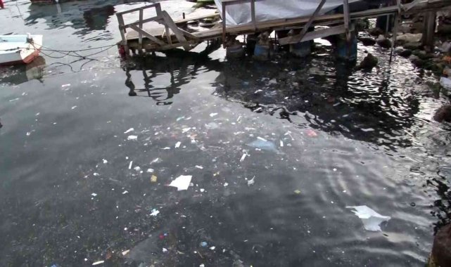 Sarıyer Sahili'ne balık tutmak için gelen vatandaşlar şoke oldu