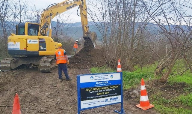 SASKİ'den Geyve'ye yeni içme suyu hattı