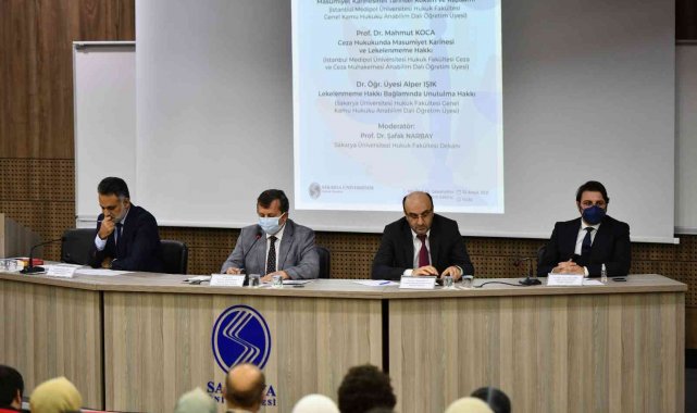 SAÜ'de 'Masumiyet Karinesi ve Lekelenmeme Hakkı' paneli
