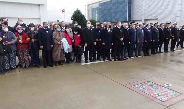 Şehit Uzman Çavuş Sarı'nın naaşı memleketi Balıkesir'e getirildi