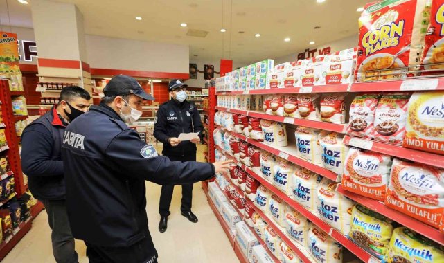 Şehitkamil'de market denetimleri sürüyor