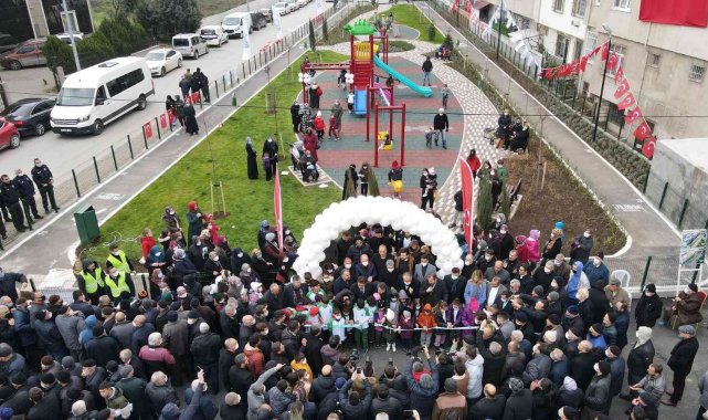 Şehitlerin hatırası bu parkta yaşayacak