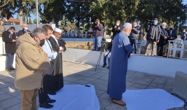 Selanik'te inşaat sırasında bulunan Müslümanlara ait naaşlar yeniden defnedildi
