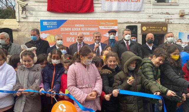 Selimiye Çocuk Kütüphanesi yeni yüzüyle hizmete açıldı