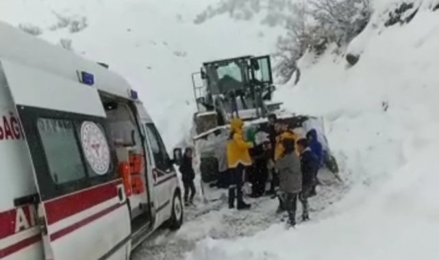 Şemdinli'de hasta kurtarma operasyonu