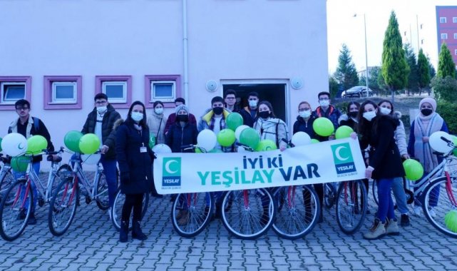 Şeyh Edebali Üniversitesinde bisiklet sürme etkinliği gerçekleştirildi