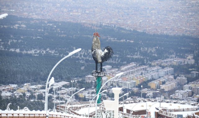 Seyir Tepesi beyaz örtüyle bir başka güzel
