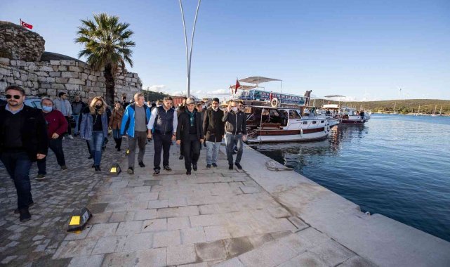 Sığacık sahili yepyeni bir görünüme kavuştu