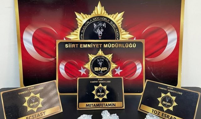 Siirt'te durdurulan şüpheli şahıs üzerinde uyuşturucu madde çıktı