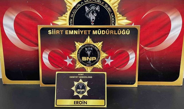 Siirt'te durdurulan şüpheli şahsın üzerinden uyuşturucu çıktı