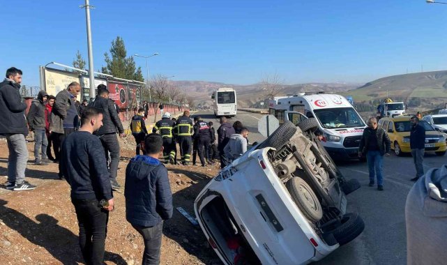 Siirt&#039;te trafik kazası: 1 yaralı